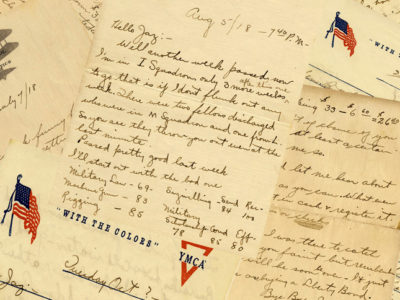 1918 Letters from WWI Army Camp